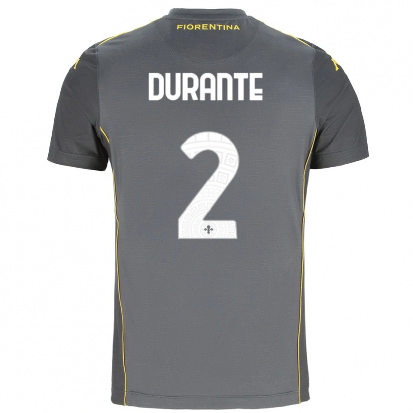 Danxen Women Francesca Durante #2 Dark Gray Yellow Goalkeeper Jersey 2025/26 T-Shirt