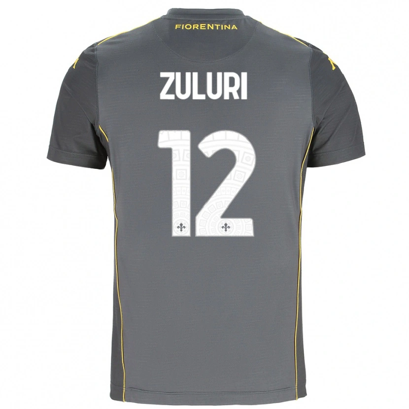 Danxen Women Athena Zuluri #12 Dark Gray Yellow Goalkeeper Jersey 2025/26 T-Shirt