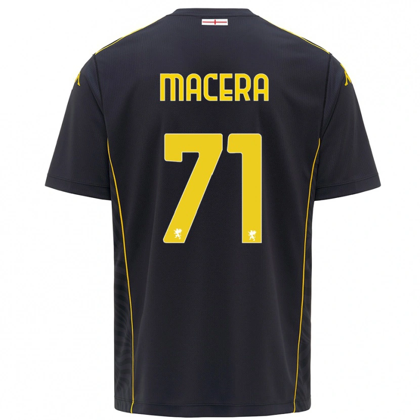 Danxen Women Matilde Macera #71 Black Yellow Goalkeeper Jersey 2025/26 T-Shirt