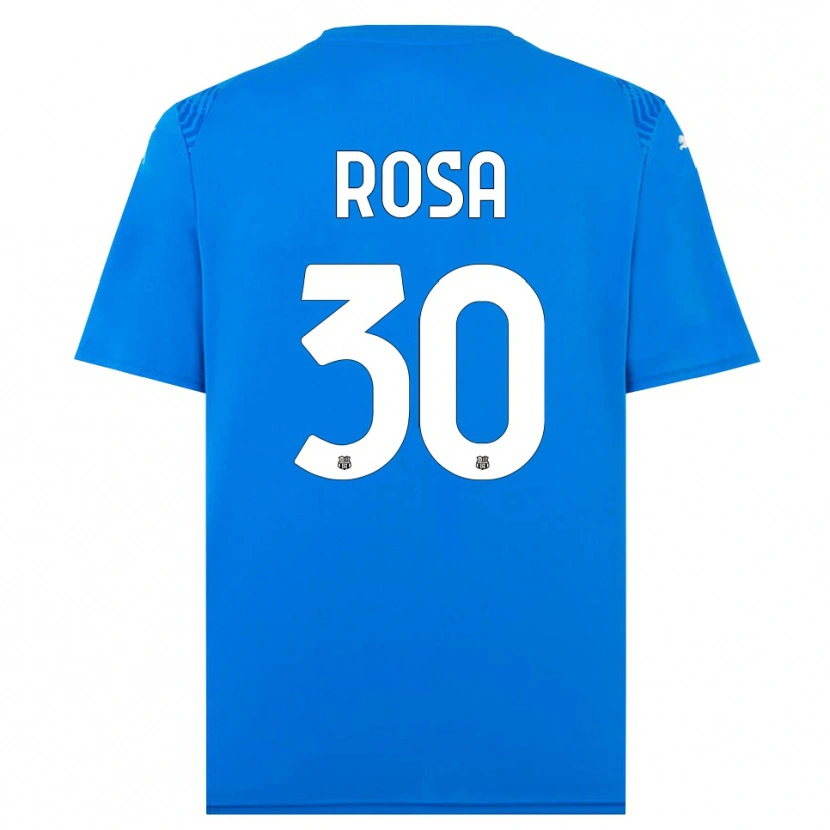 Danxen Women Enrico Rosa #30 Blue White Goalkeeper Jersey 2025/26 T-Shirt