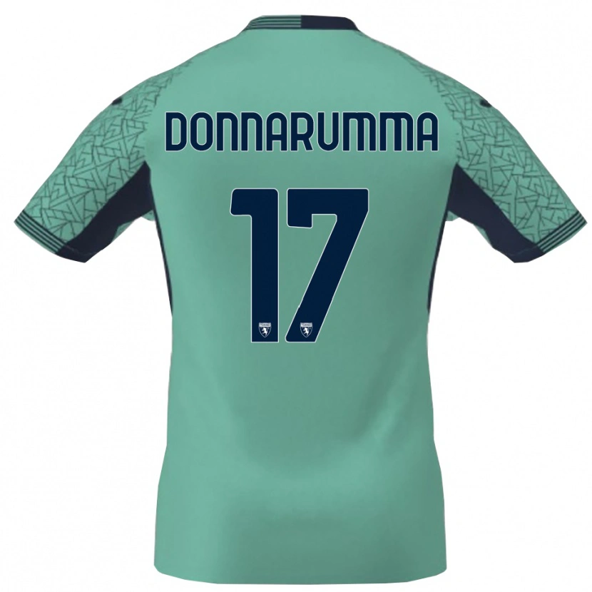 Danxen Women Antonio Donnarumma #17 Blue Lagoon Goalkeeper Jersey 2025/26 T-Shirt