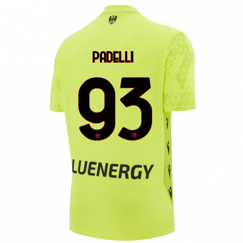Danxen Women Daniele Padelli #93 Green Yellow Black Goalkeeper Jersey 2025/26 T-Shirt