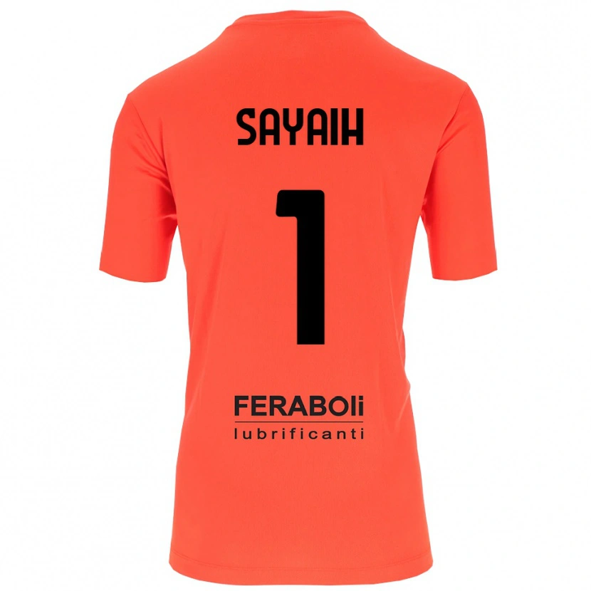 Danxen Women Ilyas Sayaih #1 Orange Red Black Goalkeeper Jersey 2025/26 T-Shirt