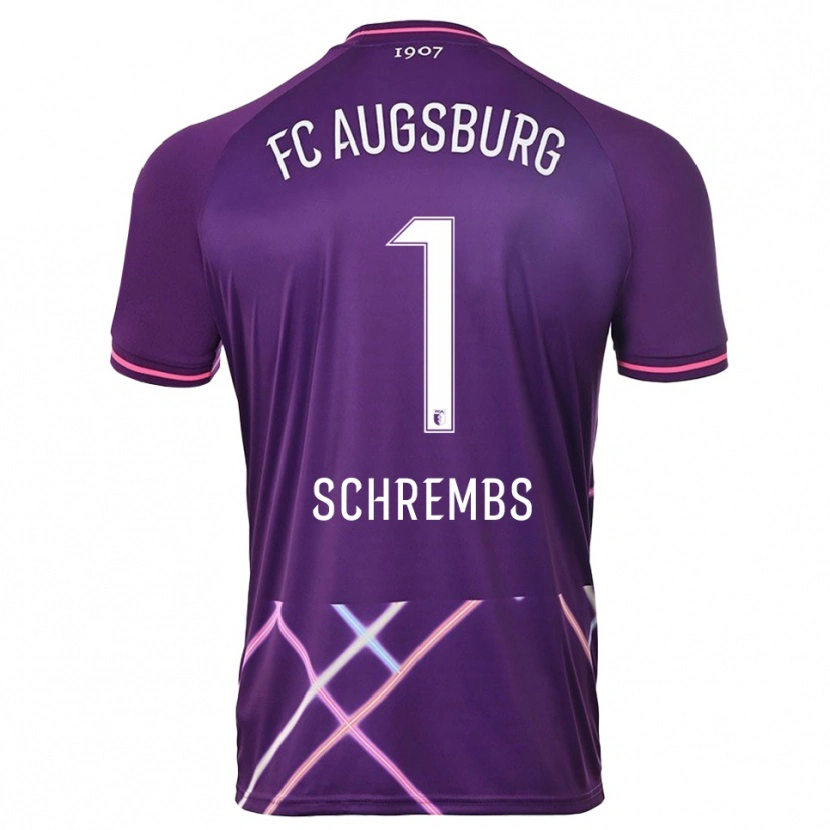 Danxen Women Luis Schrembs #1 Purple Pink Goalkeeper Jersey 2025/26 T-Shirt