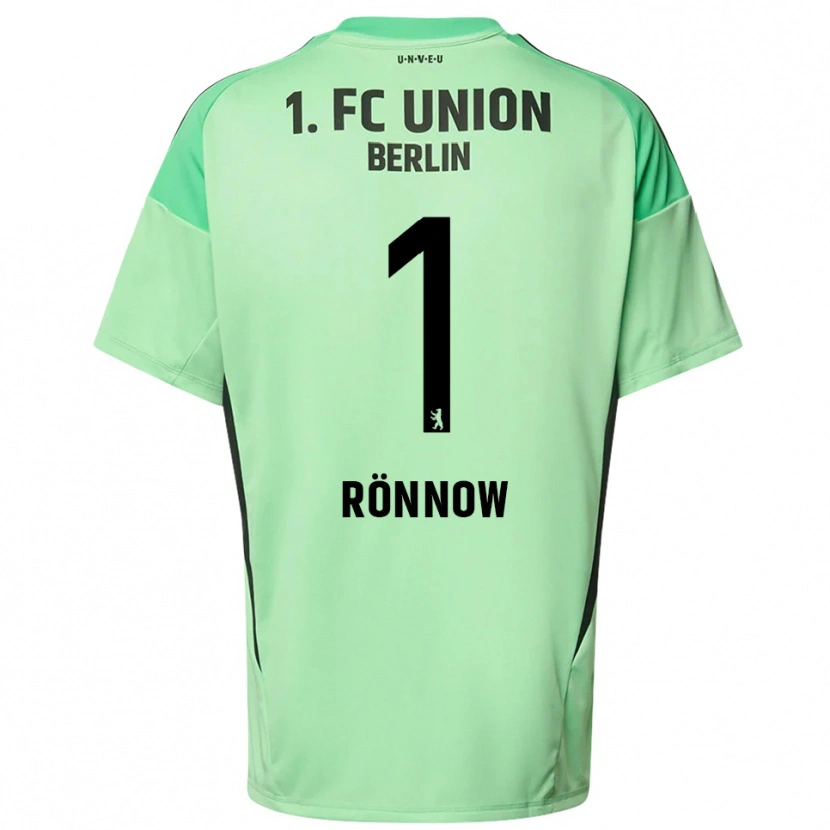 Danxen Women Frederik Rönnow #1 Light Green Black Goalkeeper Jersey 2025/26 T-Shirt