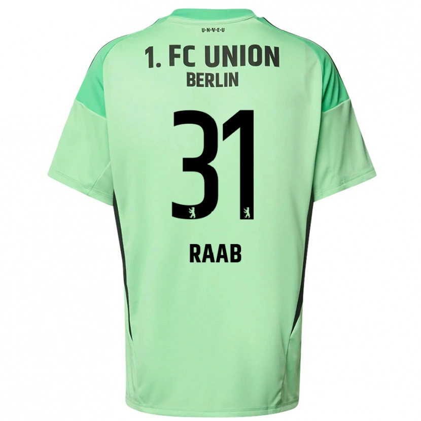 Danxen Women Matheo Raab #31 Light Green Black Goalkeeper Jersey 2025/26 T-Shirt