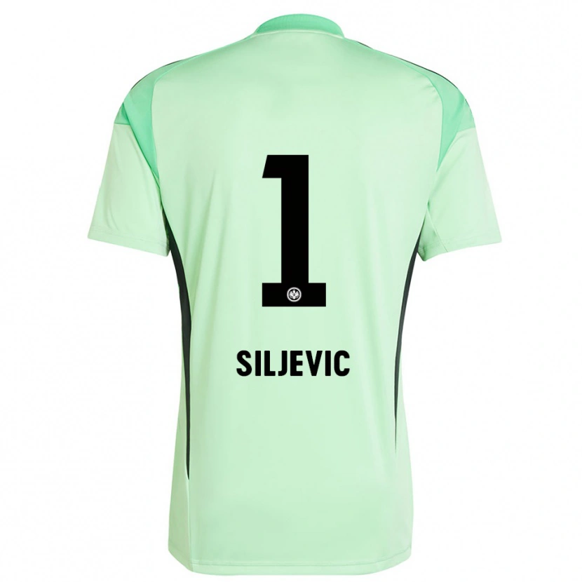Danxen Women Amil Siljevic #1 Light Green Black Goalkeeper Jersey 2025/26 T-Shirt