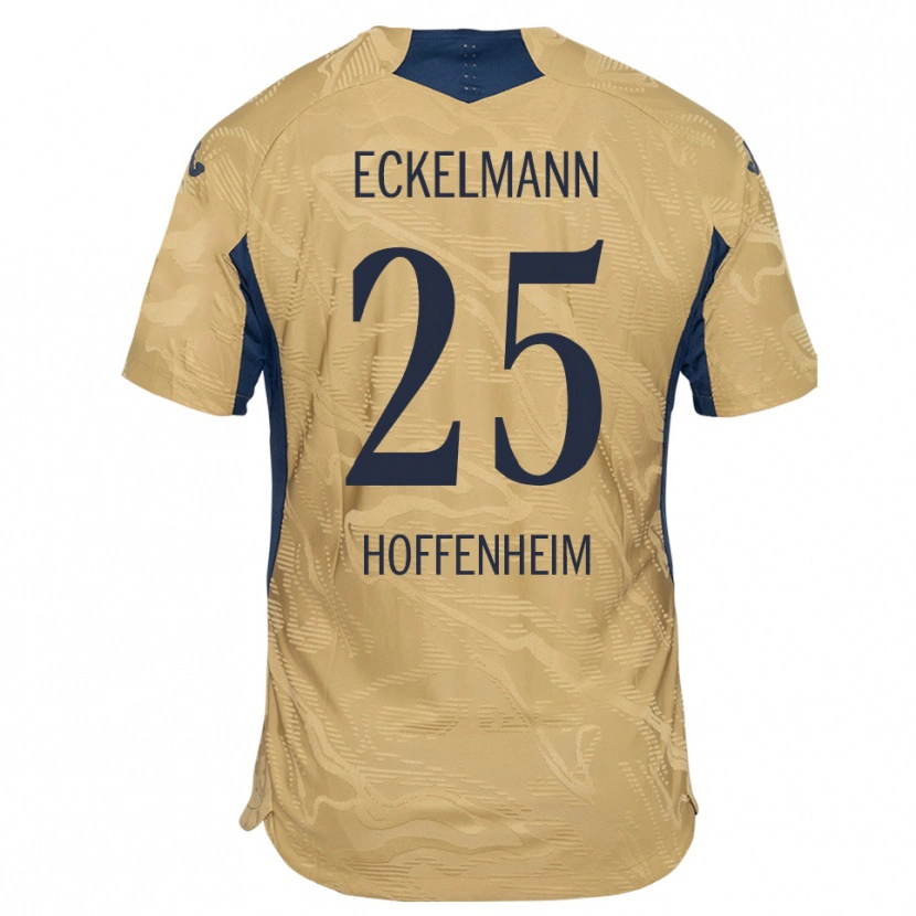 Danxen Women Henri Eckelmann #25 Tan Black Goalkeeper Jersey 2025/26 T-Shirt