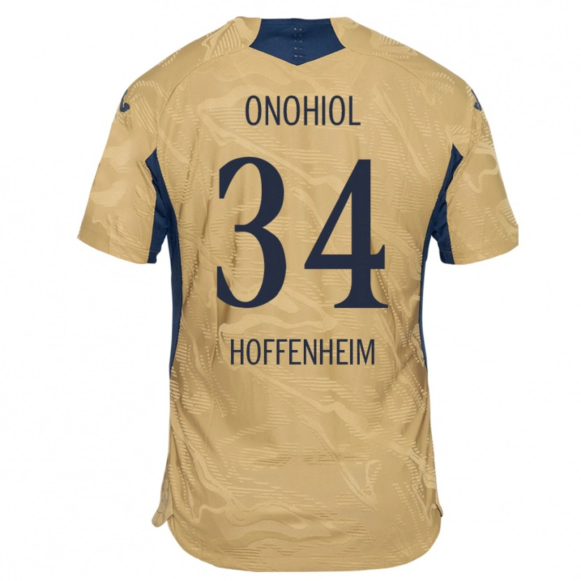 Danxen Women Yannick Onohiol #34 Tan Black Goalkeeper Jersey 2025/26 T-Shirt