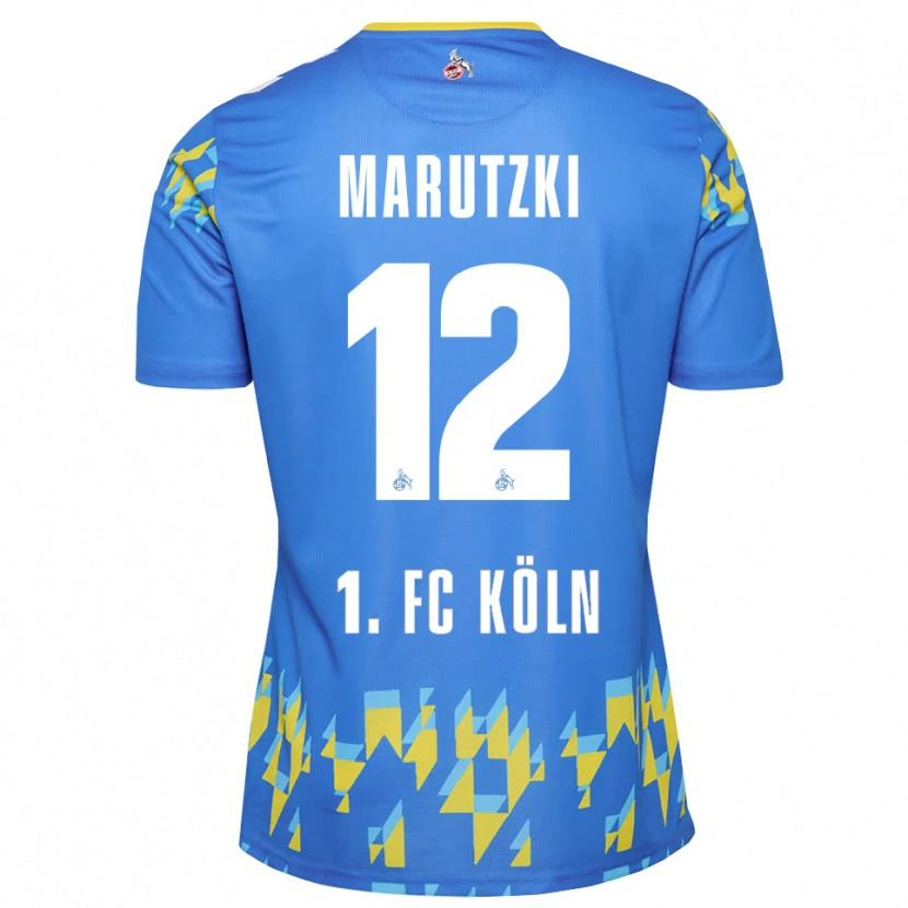 Danxen Women Mikolaj Marutzki #12 Cornflower Blue Goalkeeper Jersey 2025/26 T-Shirt