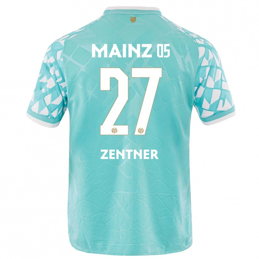 Danxen Women Robin Zentner #27 Turquoise White Goalkeeper Jersey 2025/26 T-Shirt