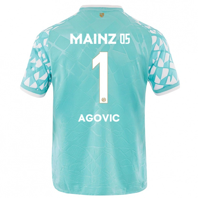 Danxen Women Daris Agovic #1 Turquoise White Goalkeeper Jersey 2025/26 T-Shirt