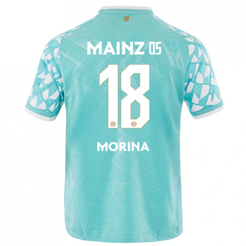 Danxen Women Genti Morina #18 Turquoise White Goalkeeper Jersey 2025/26 T-Shirt