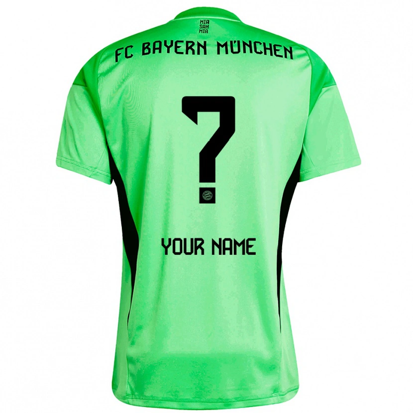 Danxen Women Bayern Munich Medium Spring Green Goalkeeper Jersey 2025/26 T-Shirt