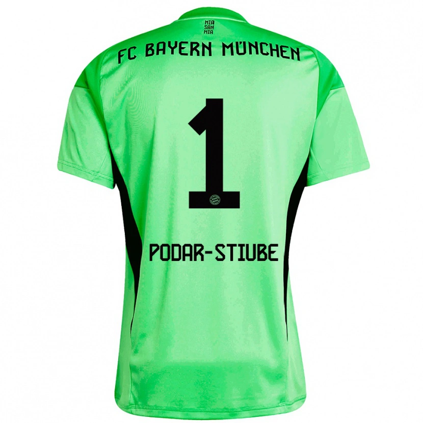 Danxen Women David Podar-Stiube #1 Medium Spring Green Goalkeeper Jersey 2025/26 T-Shirt