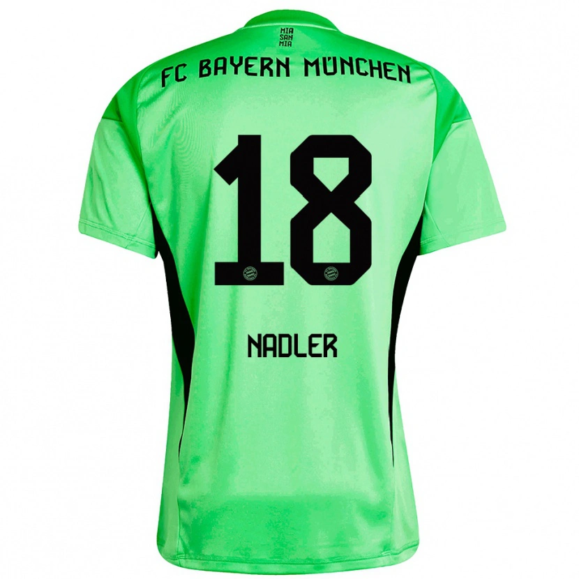 Danxen Women Luis Nadler #18 Medium Spring Green Goalkeeper Jersey 2025/26 T-Shirt