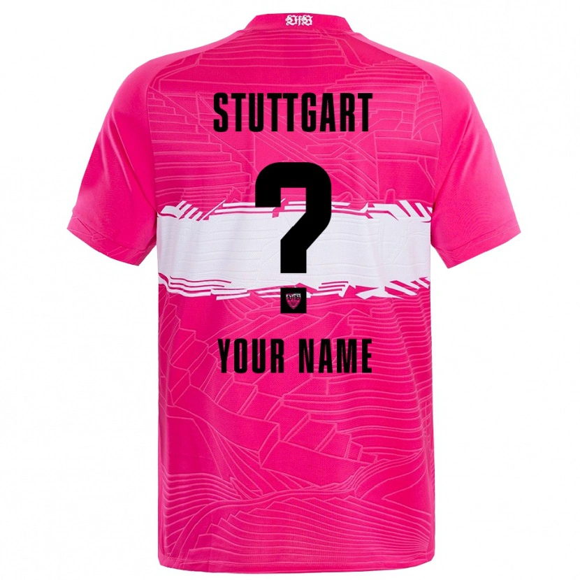 Danxen Women VfB Stuttgart Deep Pink Black Goalkeeper Jersey 2025/26 T-Shirt