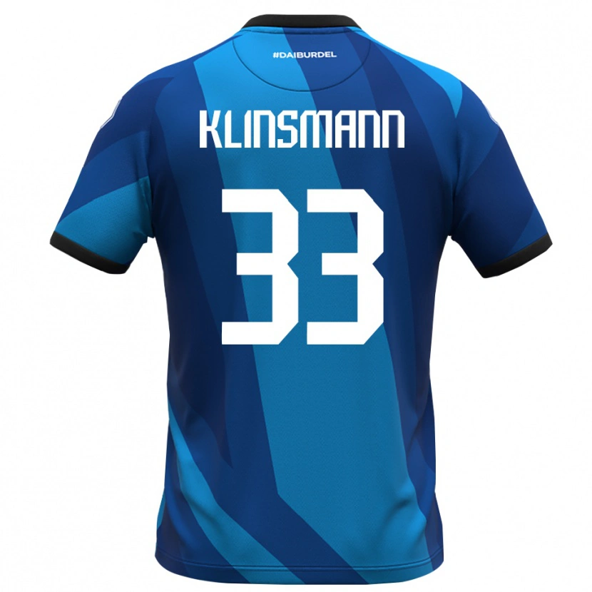 Danxen Women Jonathan Klinsmann #33 Royal Blue Orange Goalkeeper Jersey 2025/26 T-Shirt