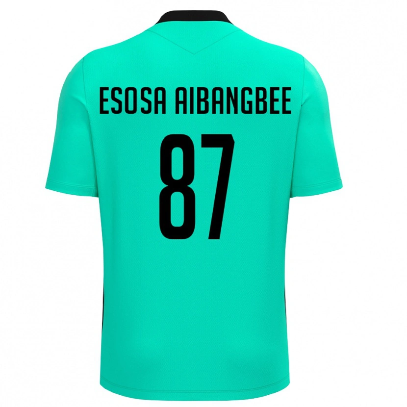 Danxen Women Simon Esosa Aibangbee #87 Turquoise Black Goalkeeper Jersey 2025/26 T-Shirt