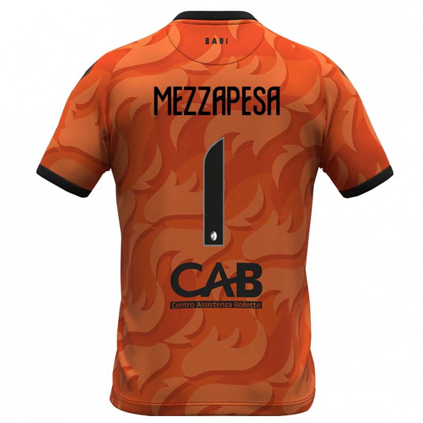 Danxen Women Alessandro Mezzapesa #1 Dark Orange Black Goalkeeper Jersey 2025/26 T-Shirt