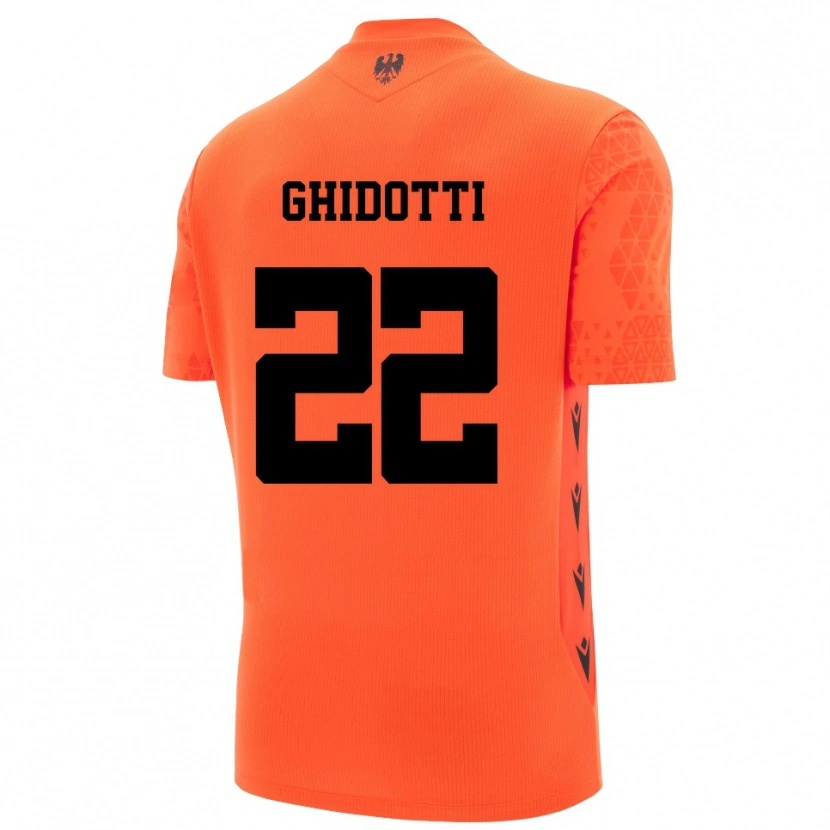 Danxen Women Simone Ghidotti #22 Dark Orange Black Goalkeeper Jersey 2025/26 T-Shirt