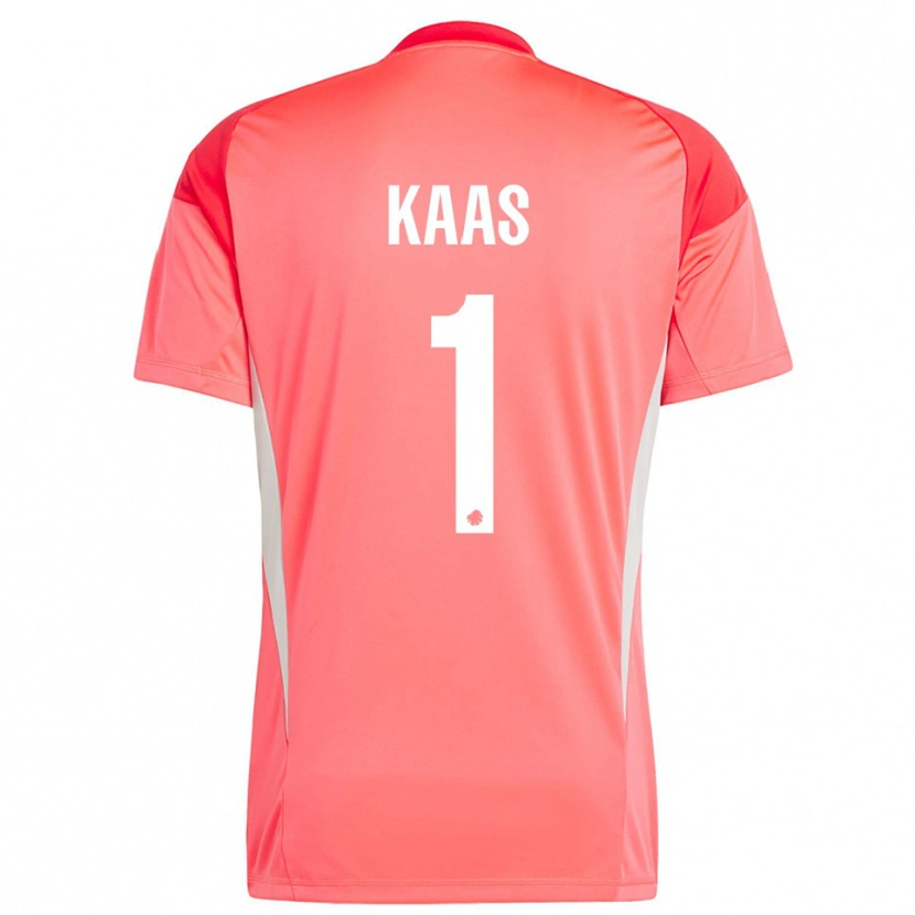 Danxen Women Anna Kaas #1 Red White Goalkeeper Jersey 2025/26 T-Shirt
