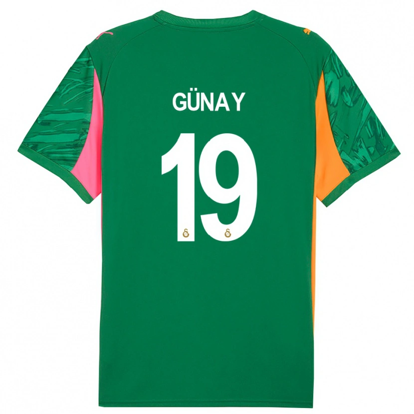 Danxen Women Günay Güvenç #19 Green Orange Pink Goalkeeper Jersey 2025/26 T-Shirt