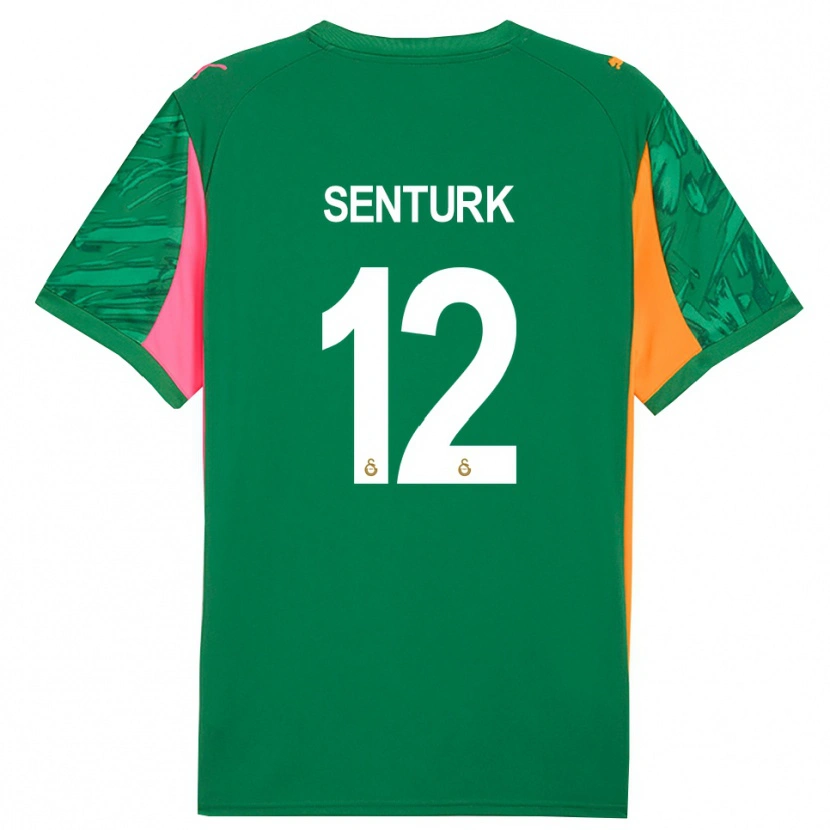 Danxen Women Haktan Şentürk #12 Green Orange Pink Goalkeeper Jersey 2025/26 T-Shirt