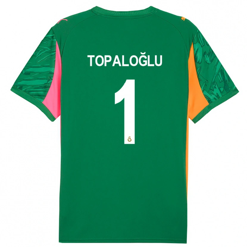 Danxen Women Eren Topaloğlu #1 Green Orange Pink Goalkeeper Jersey 2025/26 T-Shirt