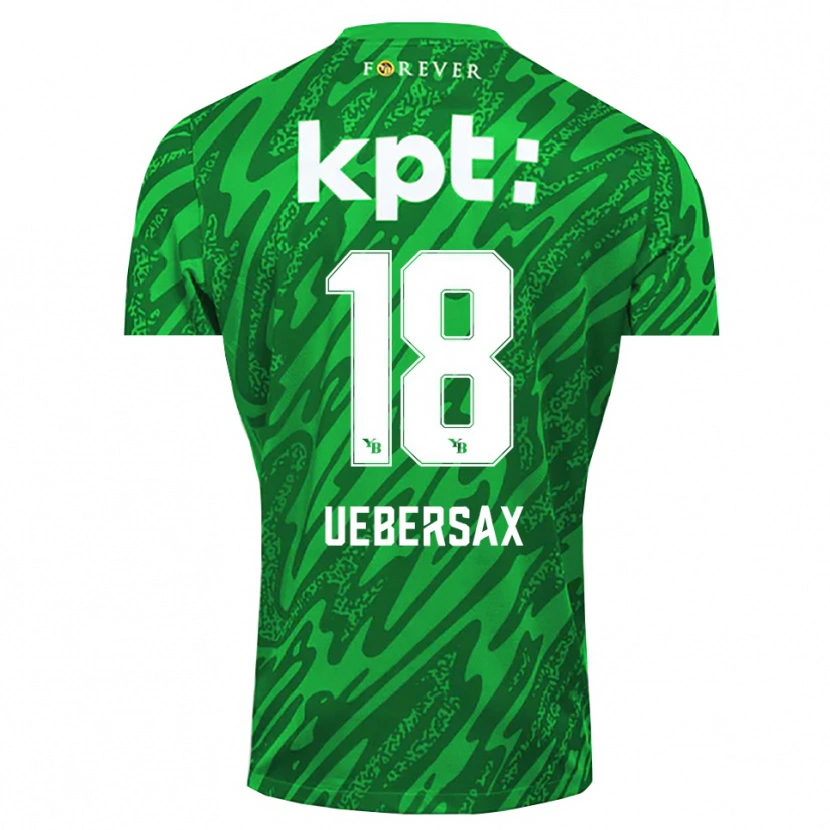 Danxen Women Jan Uebersax #18 Green White Goalkeeper Jersey 2025/26 T-Shirt