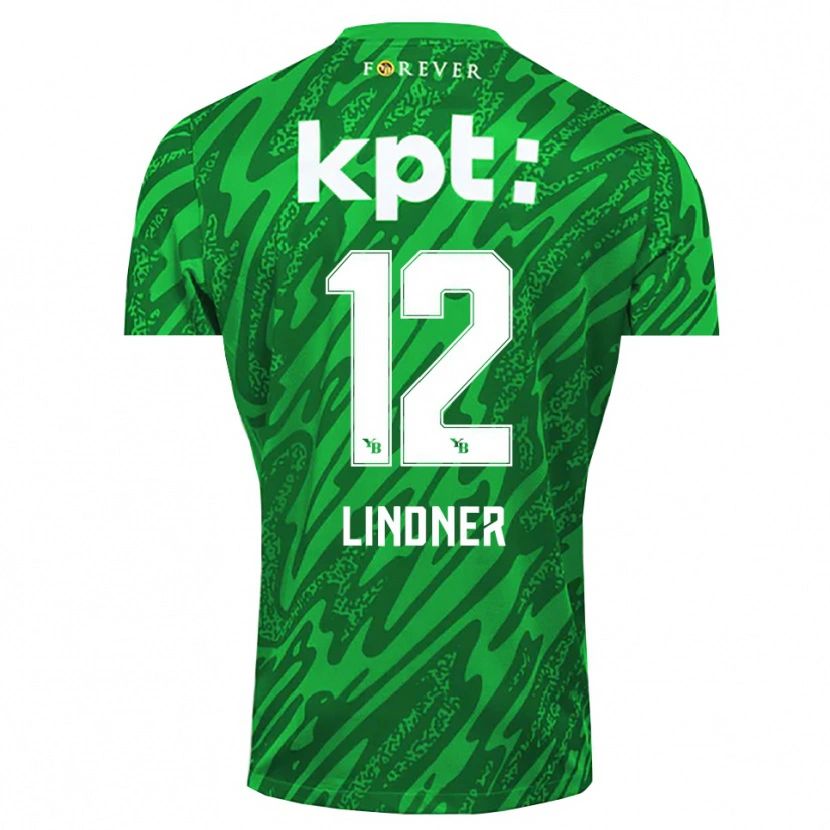 Danxen Women Heinz Lindner #12 Green White Goalkeeper Jersey 2025/26 T-Shirt