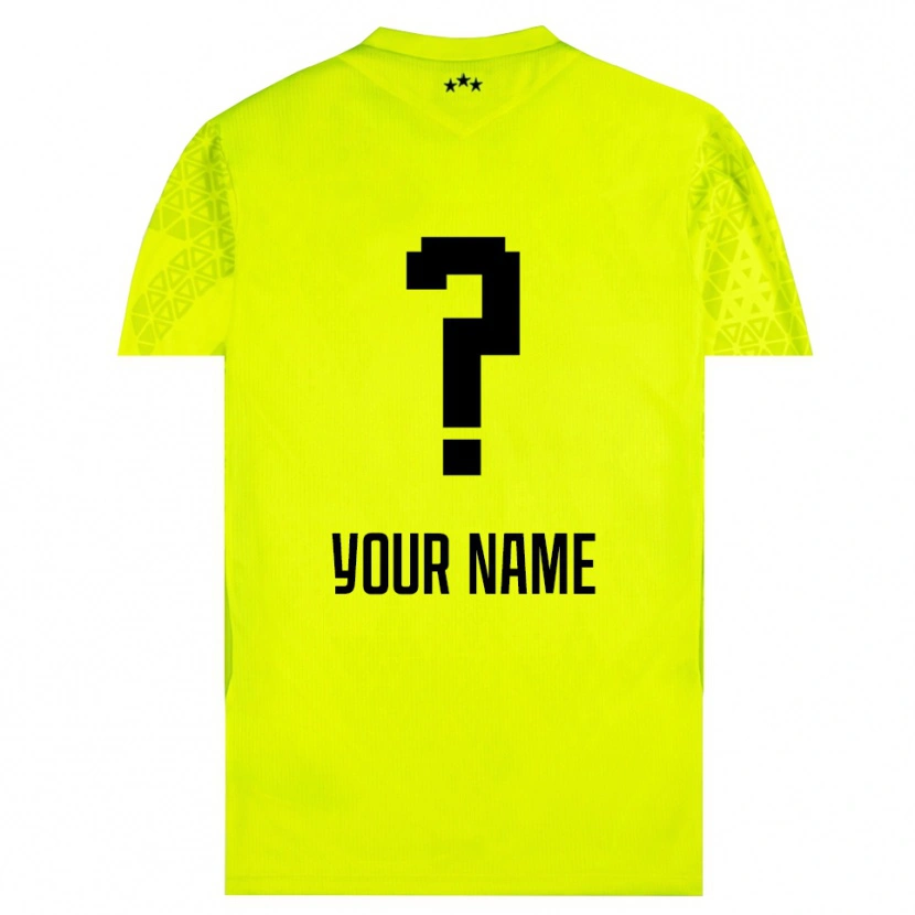 Danxen Women FK Crvena zvezda Yellow Green Black Goalkeeper Jersey 2025/26 T-Shirt