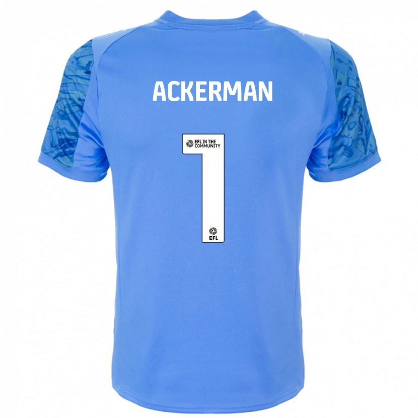 Danxen Women Emily Ackerman #1 Dodger Blue Goalkeeper Jersey 2025/26 T-Shirt