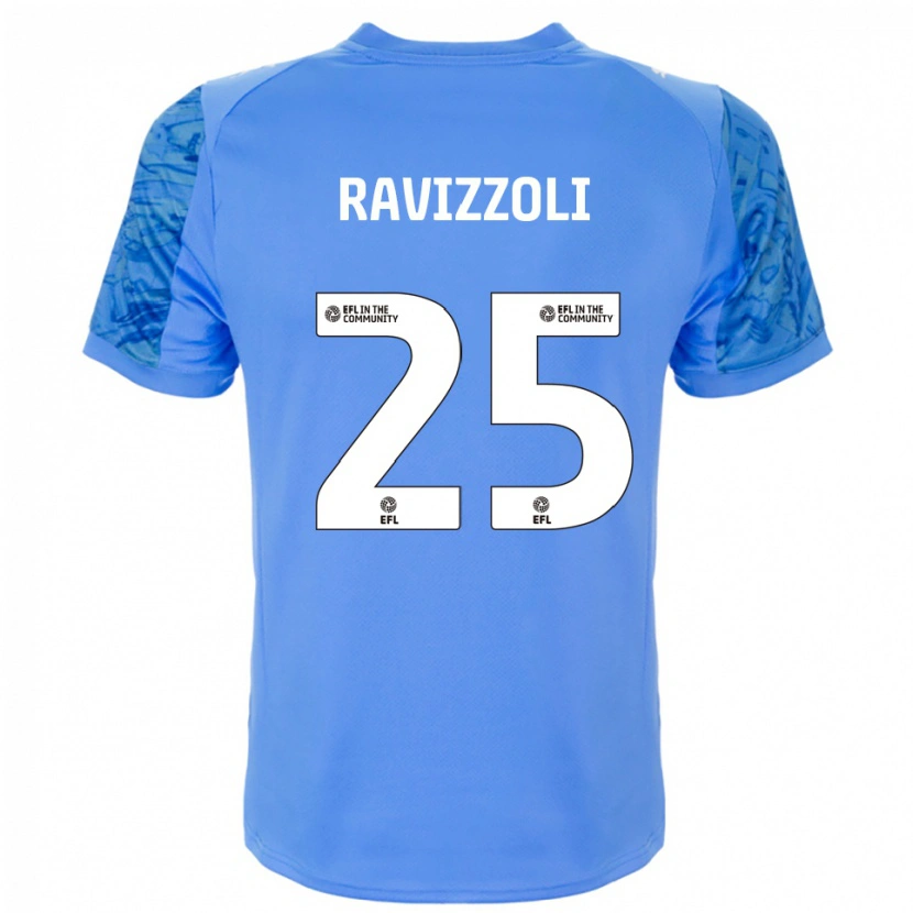 Danxen Women Franco Ravizzoli #25 Dodger Blue Goalkeeper Jersey 2025/26 T-Shirt