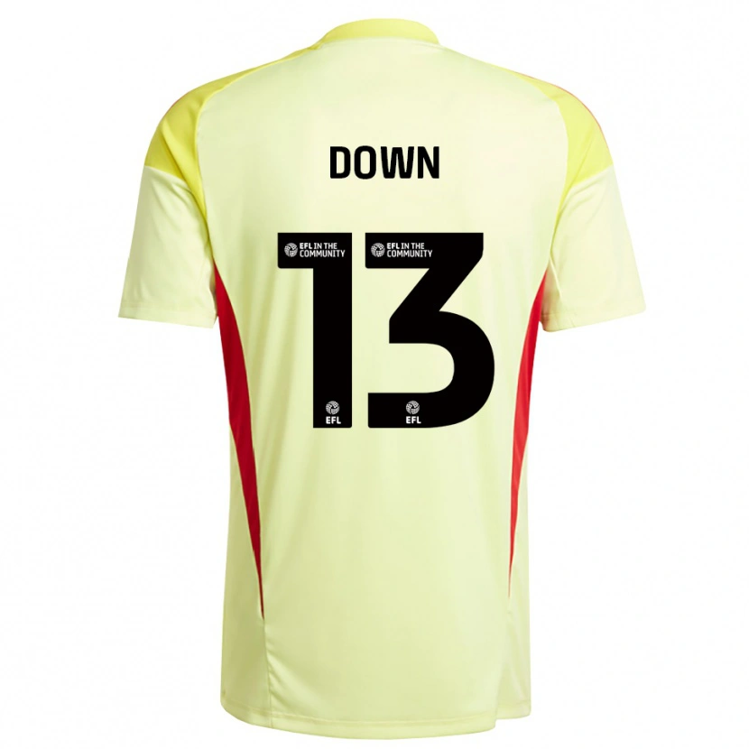 Danxen Women Sam Down #13 Light Yellow Goalkeeper Jersey 2025/26 T-Shirt