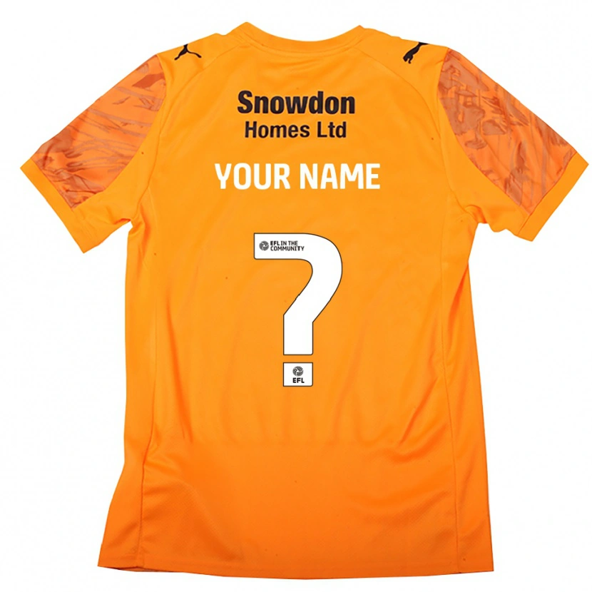 Danxen Women Northampton Town Orange Black Goalkeeper Jersey 2025/26 T-Shirt