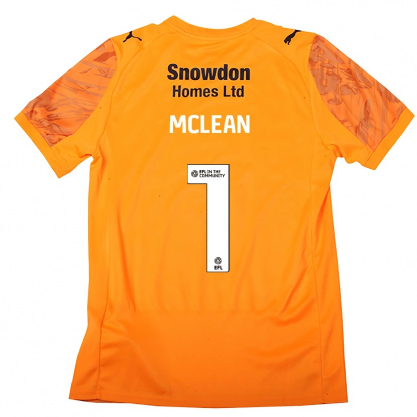 Danxen Women Katie Mclean #1 Orange Black Goalkeeper Jersey 2025/26 T-Shirt