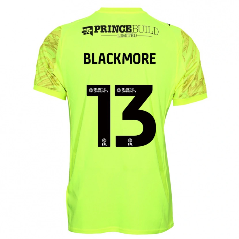 Danxen Women Will Blackmore #13 Fluorescent Green Black Goalkeeper Jersey 2025/26 T-Shirt