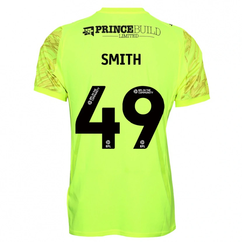 Danxen Women Bastian Smith #49 Fluorescent Green Black Goalkeeper Jersey 2025/26 T-Shirt
