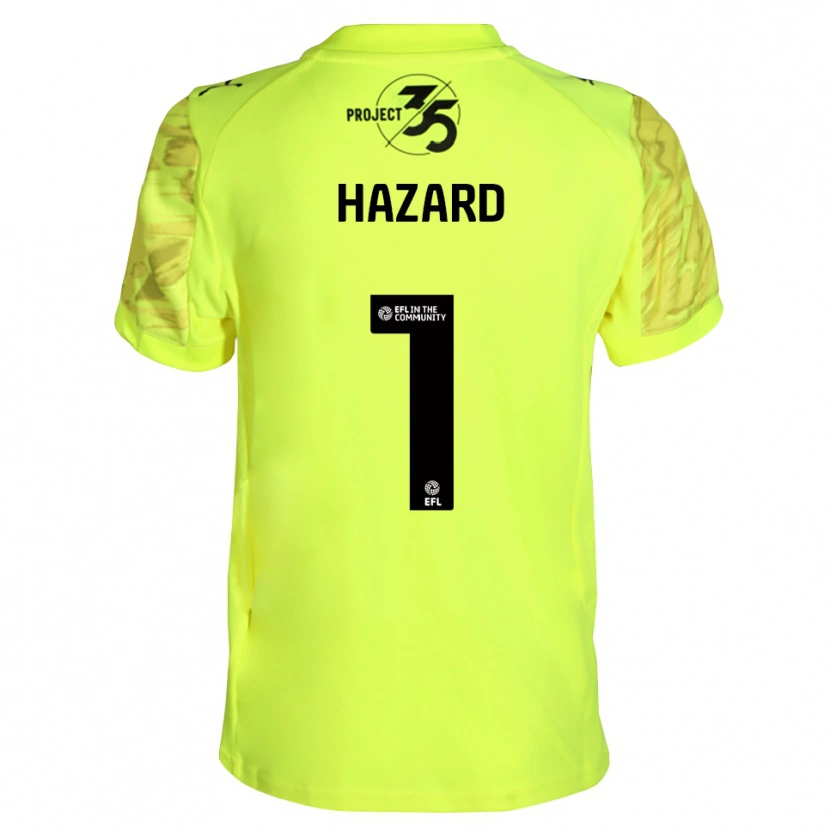 Danxen Women Conor Hazard #1 Fluorescent Green Black Goalkeeper Jersey 2025/26 T-Shirt
