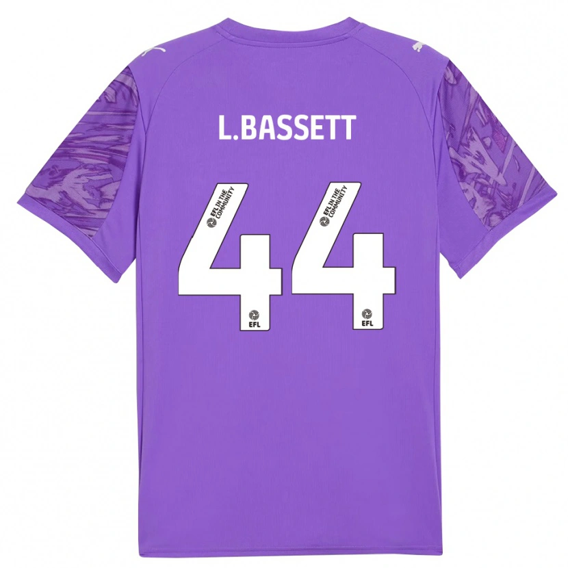 Danxen Women Louis Bassett #44 Purple White Goalkeeper Jersey 2025/26 T-Shirt