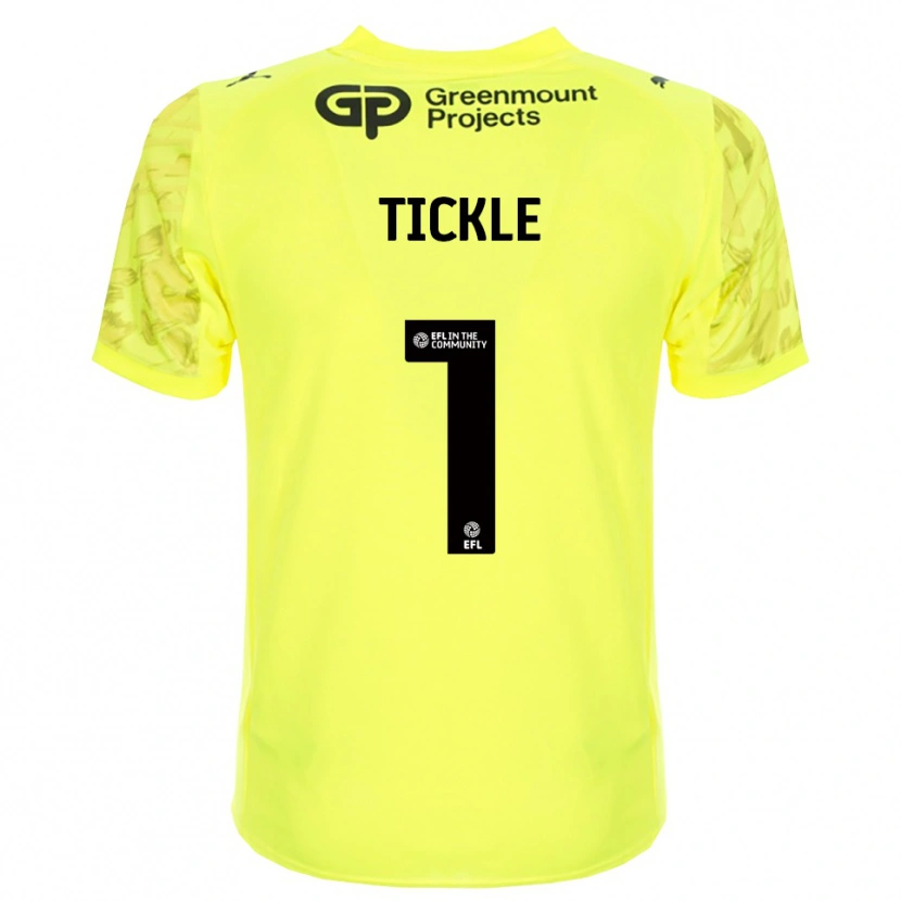 Danxen Women Sam Tickle #1 Fluorescent Green Black Goalkeeper Jersey 2025/26 T-Shirt
