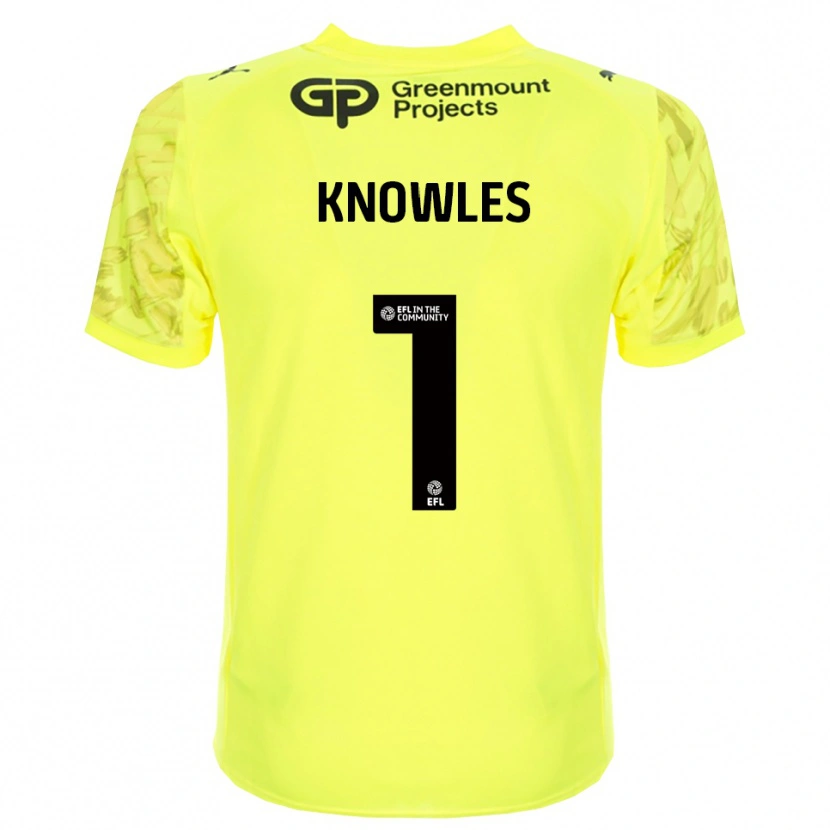 Danxen Women Amelia Knowles #1 Fluorescent Green Black Goalkeeper Jersey 2025/26 T-Shirt