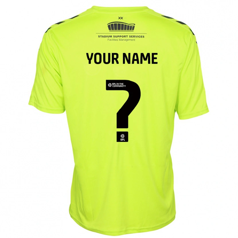 Danxen Women Wycombe Wanderers Fluorescent Green Goalkeeper Jersey 2025/26 T-Shirt