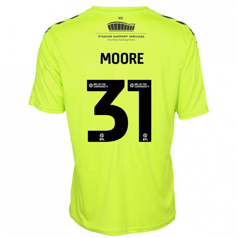Danxen Women Stuart Moore #31 Fluorescent Green Goalkeeper Jersey 2025/26 T-Shirt