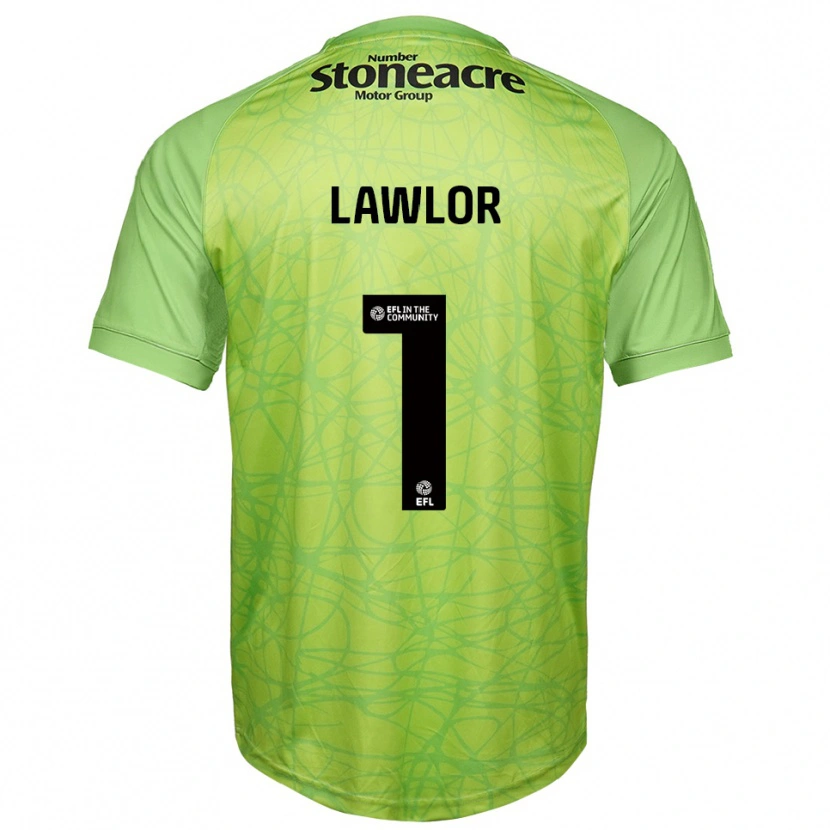 Danxen Women Ian Lawlor #1 Light Green Goalkeeper Jersey 2025/26 T-Shirt