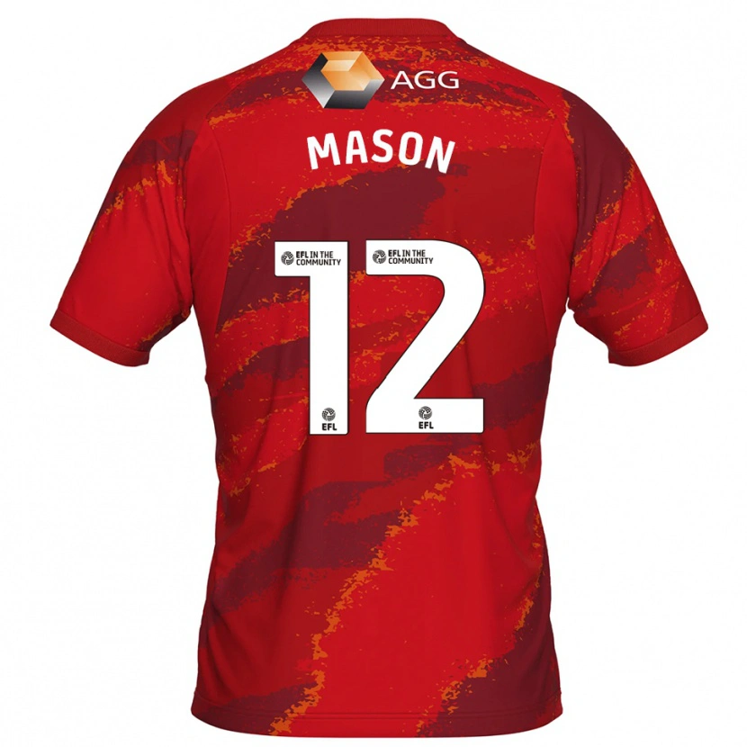 Danxen Women Owen Mason #12 Red White Goalkeeper Jersey 2025/26 T-Shirt