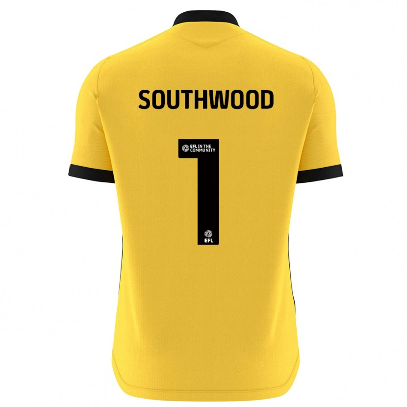 Danxen Women Luke Southwood #1 Yellow Black Goalkeeper Jersey 2025/26 T-Shirt
