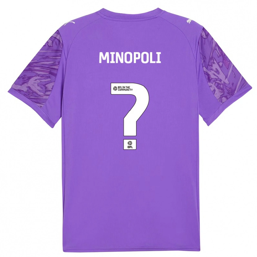 Danxen Women Giovanni Minopoli #0 Purple Red Goalkeeper Jersey 2025/26 T-Shirt