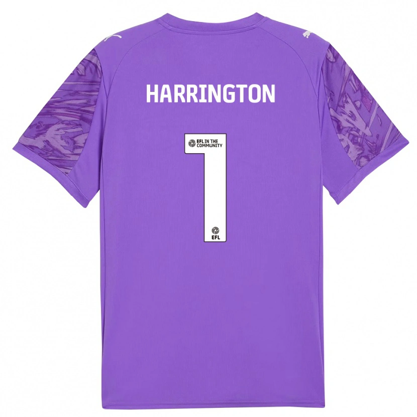 Danxen Women David Harrington #1 Purple Red Goalkeeper Jersey 2025/26 T-Shirt